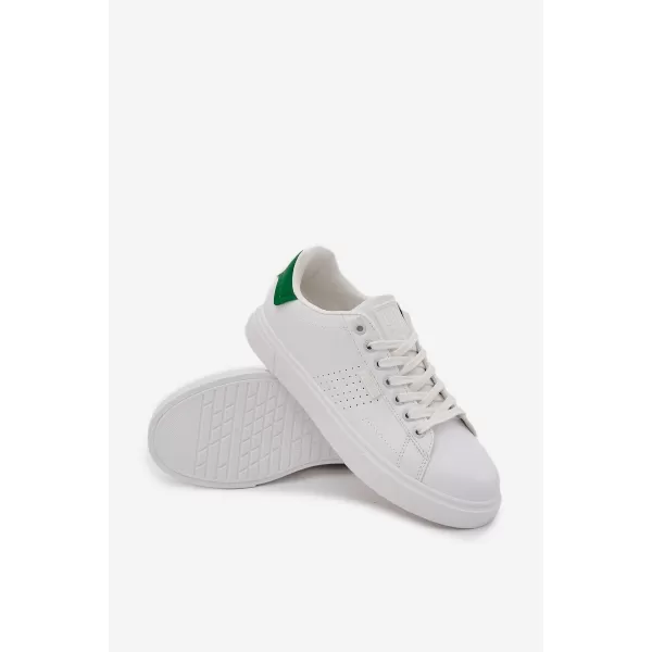  Moški čevlji BIG STAR OO174116 WHITE/GREEN Big Star Shoes 