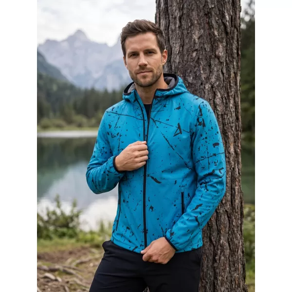  Moška vrhunska softshell jakna ALTISPORT VOJ/ALM034JACK01 SMARAGDNO 