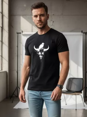 Moška majica s kratkimi rokavi DSTREET NX060R ČRNA