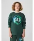 Otroški pulover GAP LOGO SWEATSHIRT 406762-01 MOORES ZELENA