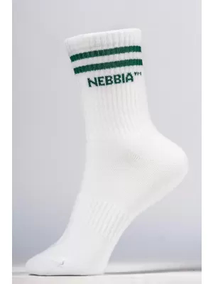 Klubske nogavice za športne copate CLUB DOR 132 WHITE Nebbia
