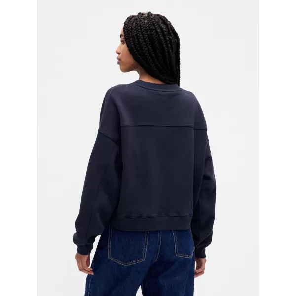  Ženski pulover GAP LOGO SWEATSHIRT 799272-01 MORNARIŠKA UNIFORMA 