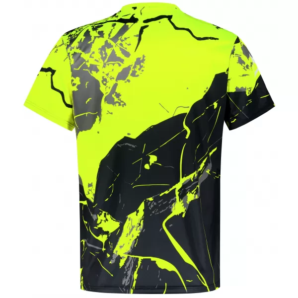  Moška vrhunska majica s kratkimi rokavi ALTISPORT VOJ/ALM131TR01 FLUO RUMENA/ČRNA 