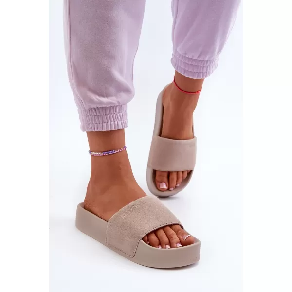  Ženski čevlji BIG STAR NN274A671 BEIGE Big Star Shoes 