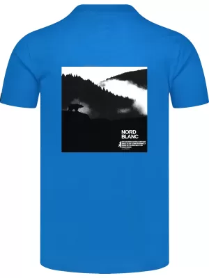 Moška majica s kratkimi rokavi NORDBLANC NOTHINGNESS NBSMT8150 MODRA