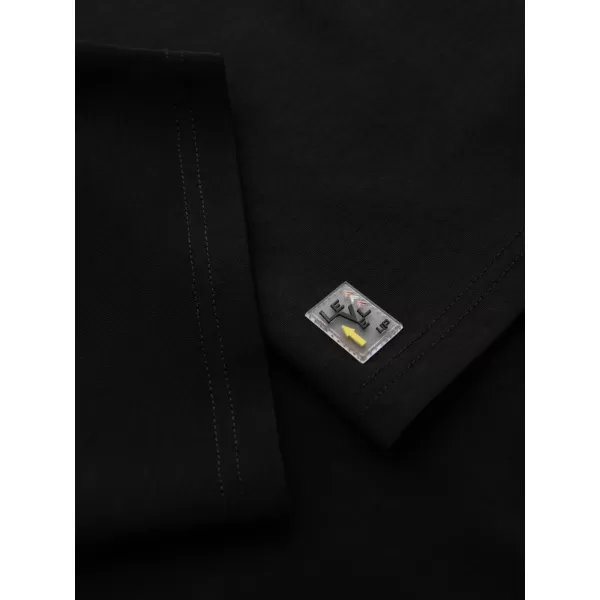  Moška majica s kratkimi rokavi OMBRE OM-TSCT-0240 ČRNA 