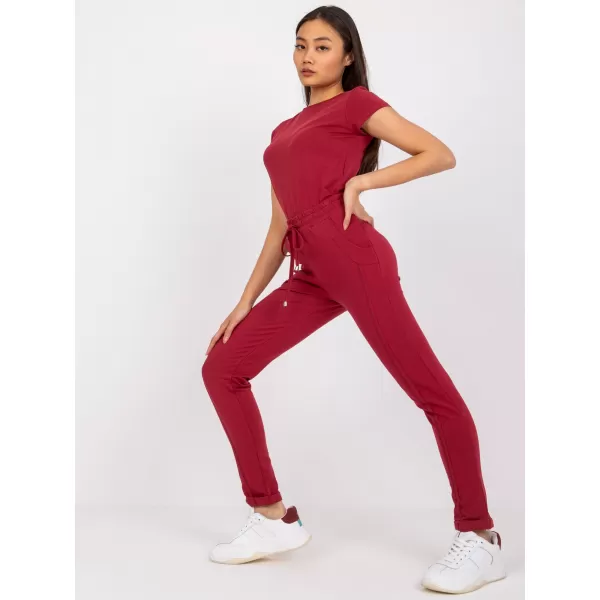  Ženske trenirke BASIC FEEL GOOD RV-DR-3589.06X BORDO 
