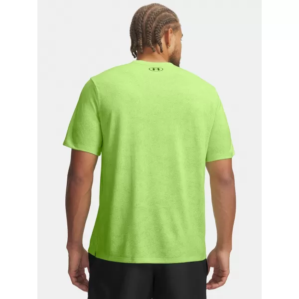  Moška majica s kratkimi rokavi UNDER ARMOUR UA TECH TEE PIXELATE 6005920-391 ZELENA 