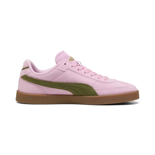  Škornji PUMA CLUB II ERA SUEDE 400717_31 ROZA ŠIMER/OLIVNO ZELENA 