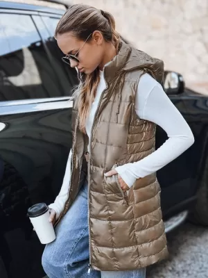 Ženski plašč DSTREET TY5258 ZLATI