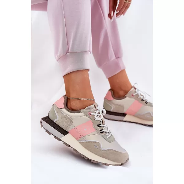  Ženske superge BIG STAR RR274243 PINK/SIVA Big Star Shoes 