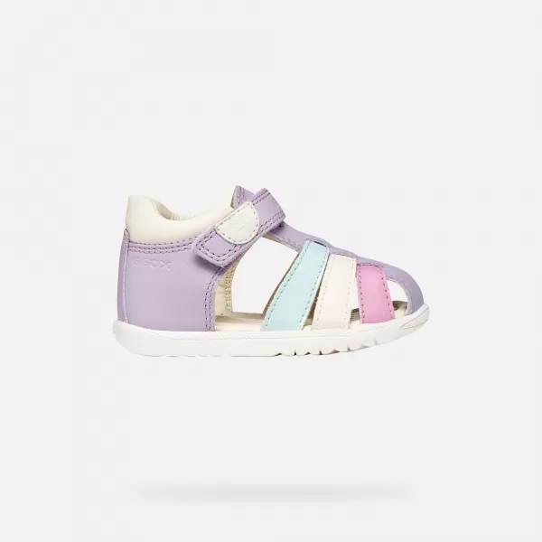  Prvi koraki deklet GEOX SANDAL MACCHIA B254WB08502C8888 VIJOLIČNA 