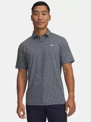Moška majica s kratkimi rokavi UNDER ARMOUR UA T2G PRINTED POLO 6012304-412 MODRA