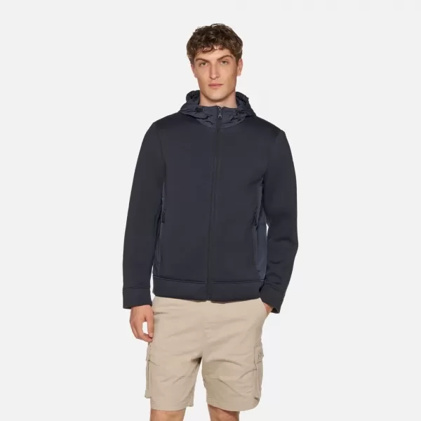  Moški pulover GEOX SWEATER G012321 TEMNO MODRA 