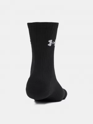 Nogavice UNDER ARMOUR PERFORMANCE COTTON 3P CRW 6009685-008 ČRNA