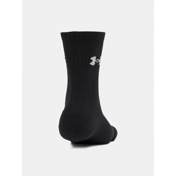  Nogavice UNDER ARMOUR PERFORMANCE COTTON 3P CRW 6009685-008 ČRNA 