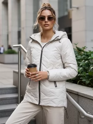 Ženska jakna DSTREET TY5610 SVETLO SIVA
