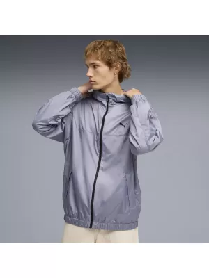 Moška vetrovka PUMA ESS RELAXED WINDBREAKER 684626_65 SIVO NEBO