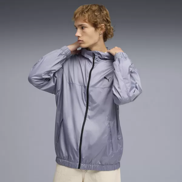  Moška vetrovka PUMA ESS RELAXED WINDBREAKER 684626_65 SIVO NEBO 