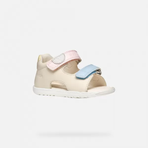  Dekliški sandali GEOX SANDAL MACCHIA B254WA08502C1M2M BEŽ 