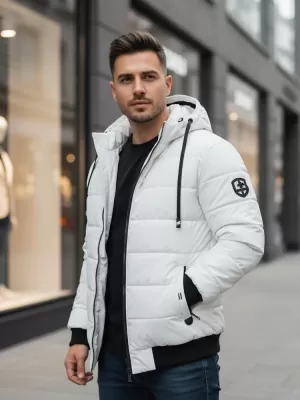 Moška jakna DSTREET TX5096 BELA