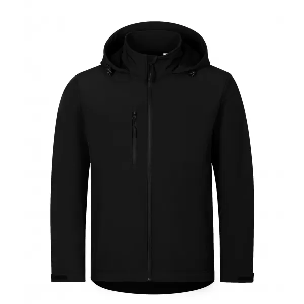  Moška softshell jakna ALTISPORT NoPrint NP/ALM845 ČRNA 
