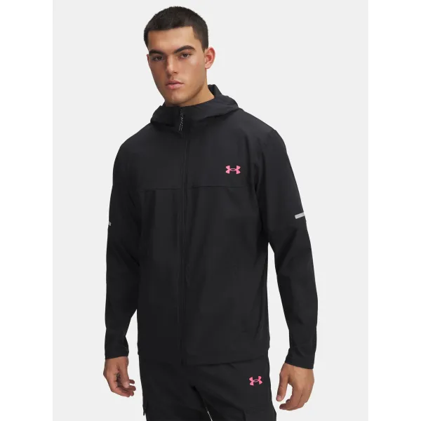  Moška jakna UNDER ARMOUR TECH UTILITY WOVEN JCKT 6004967-001 ČRNA 