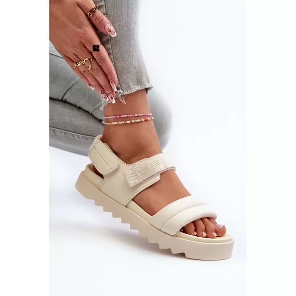  Ženski čevlji BIG STAR NN274751 BEIGE Big Star Shoes 