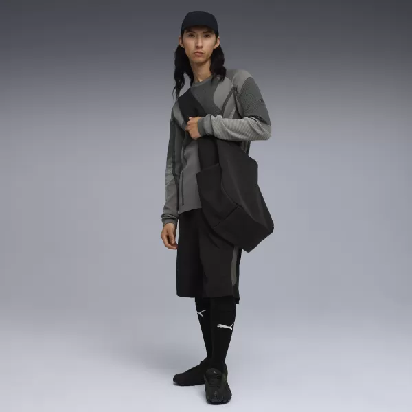  Moški pulover PUMA X SAN SAN GEAR KNIT LS 632549-08 HLADNA SREDNJE SIVA 