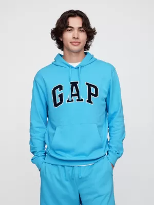 Moški pulover GAP FRENCH TERRY PULLOVER LOGO HOODIE 868460-10 VODNAR