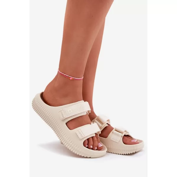  Ženski natikači BIG STAR RR274A529 BEIGE Big Star Shoes 