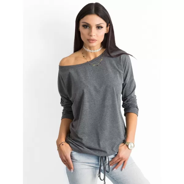  Ženska bluza BASIC FEEL GOOD RV-BZ-4691.36P TEMNO SIVA 