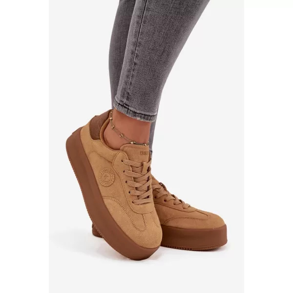  Ženske superge BIG STAR SS274762 BROWN/BEIGE Big Star Shoes 