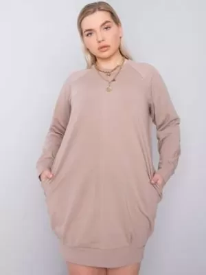 Obleka BASIC FEEL GOOD RV-SK-6296.99 TEMNO BEŽ