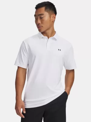 Moška majica s kratkimi rokavi UNDER ARMOUR T2G PIQUE POLO 6012303-100 BELA