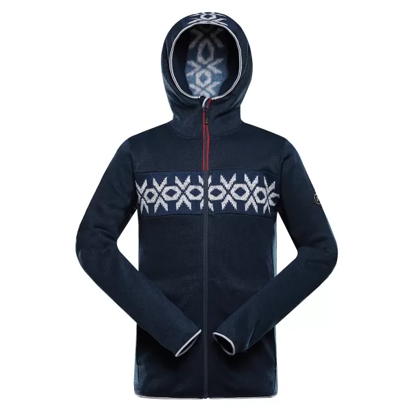 Moški topel pulover ALPINE PRO NORES MODRA 