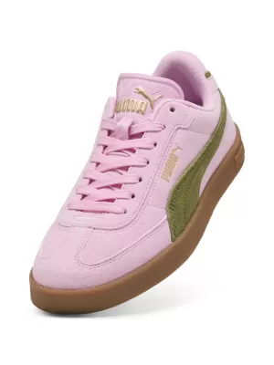 Škornji PUMA CLUB II ERA SUEDE 400717_31 ROZA ŠIMER/OLIVNO ZELENA