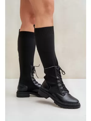 Ženski škornji BOTO IRANEL 34803 ČRNA