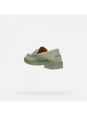 Ženski mokasini GEOX SPHERICA EC1 B G013072 ZELENA