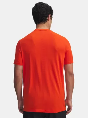 Moška majica s kratkimi rokavi UNDER ARMOUR VANISH SEAMLESS NOVELTY SS 1388129-844 ORANŽNA