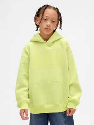 Otroški pulover GAP RELAXED HOODIE PULLOVER 846224-02 LIMONA