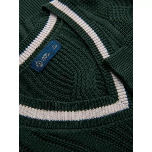  Moški pulover OMBRE OM-SWSW-0151 ZELENA 