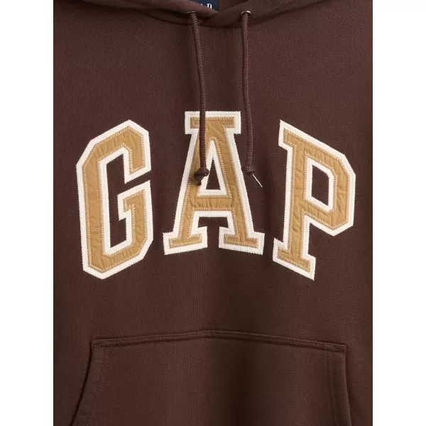  Moški pulover GAP HEAVYWEIGHT LOGO HOODIE PULLOVER 823104-04 TEMNO RJAVA 