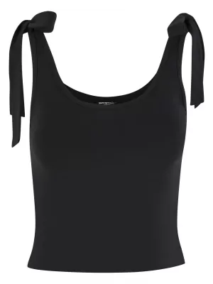 Ženska majica s kratkimi rokavi URBAN CLASSICS TB7520A ČRNO/BELO