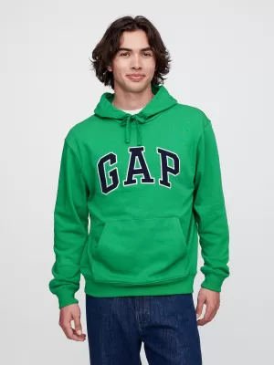 Moški pulover GAP FRENCH TERRY PULLOVER LOGO HOODIE 868460-09 GALANTNO ZELENA