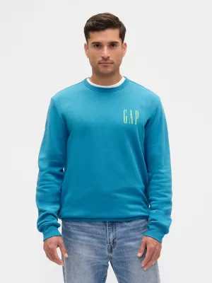 Moški pulover GAP LOGO SWEATSHIRT 645634-17 MODROZELENA SKRILAVEC