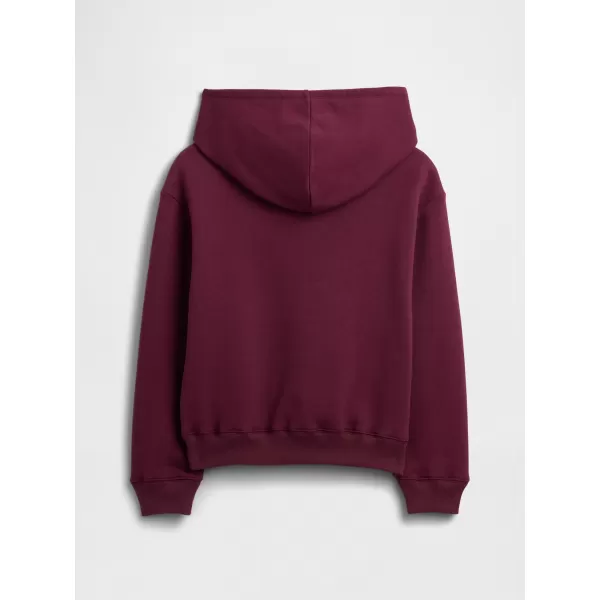  Otroški pulover GAP LOGO HOODIE PULLOVER 839160-00 BORDO LUREX 