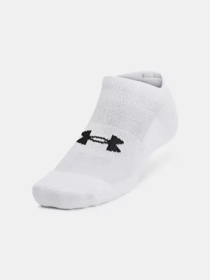 Nogavice UNDER ARMOUR UNISEX UA TC NO SHOW (3 PÁRY) 1386313-100 BELA