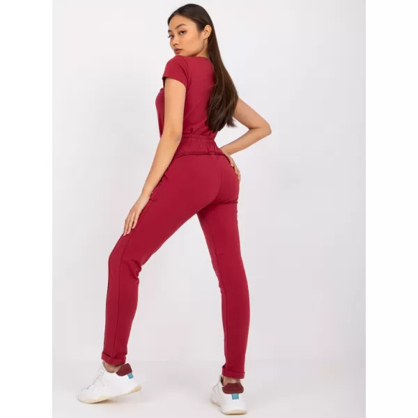  Ženske trenirke BASIC FEEL GOOD RV-DR-3589.06X BORDO 