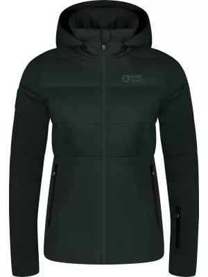 Ženska zimska jakna NORDBLANC KNOLL NBWJL8272 TEMNO ZELENA